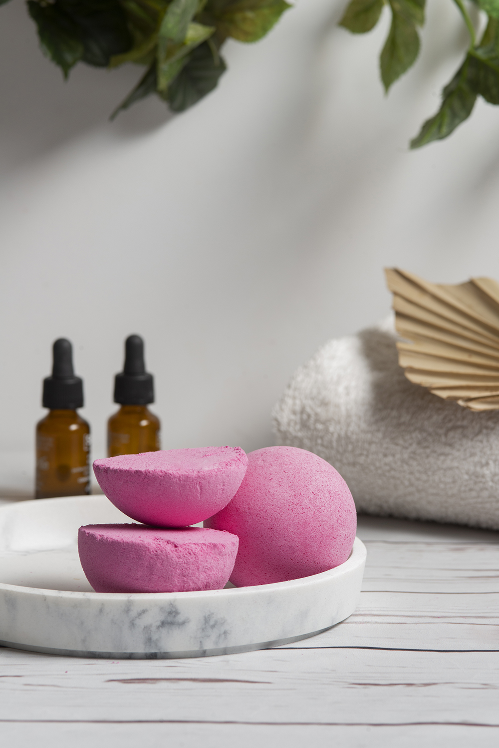 Set de bain pour une soirée en amoureux